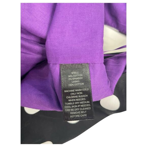 WHBM Dress Womens 10 Black White Polka Dot Fit Flare Sleeveless Round Neck Pinup - Picture 12 of 14